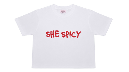 She Spicy Crop Tee