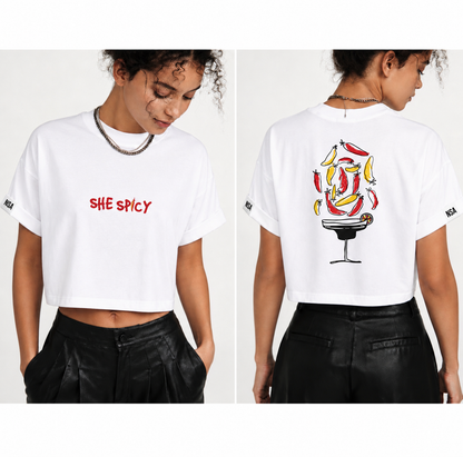 She Spicy Crop Tee