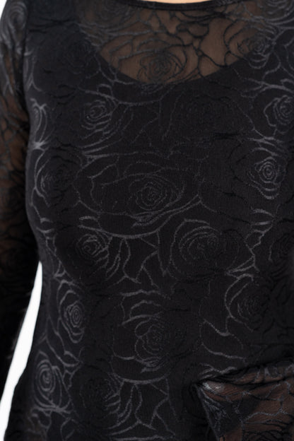 Out of office Lace Maxi Dress