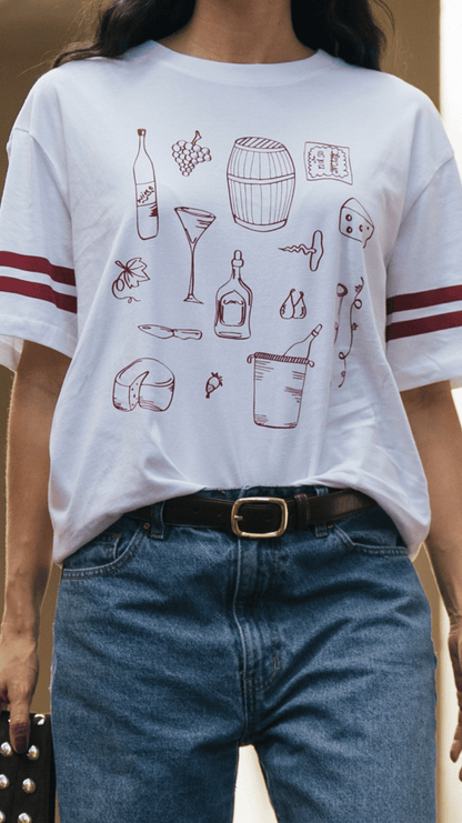 Wine Down Oversize T-Shirt