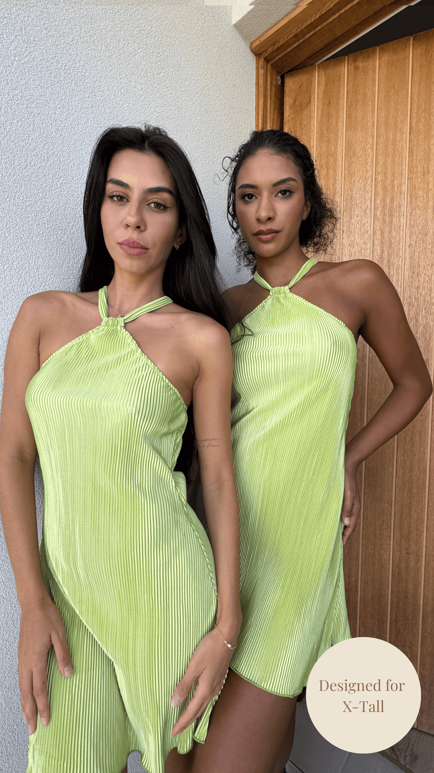 Zesty Nights Halter Dress
